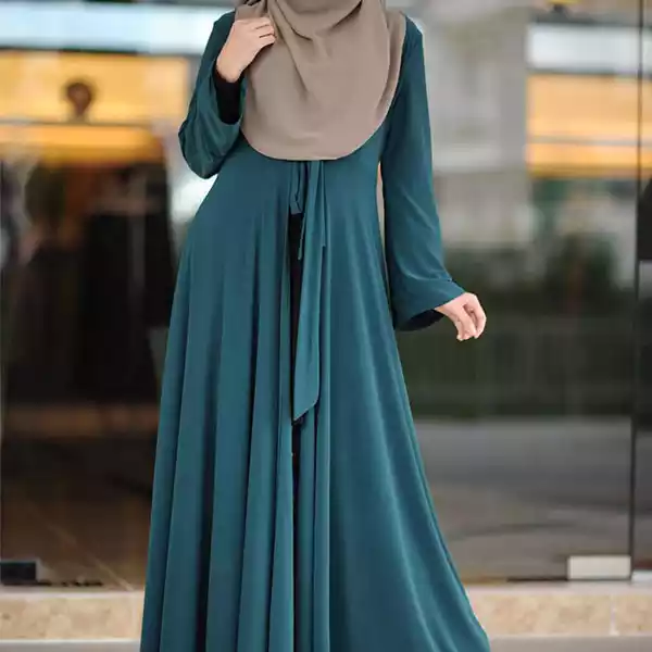Arabic Borkha hijabi style cape khimar niqab - Image 5