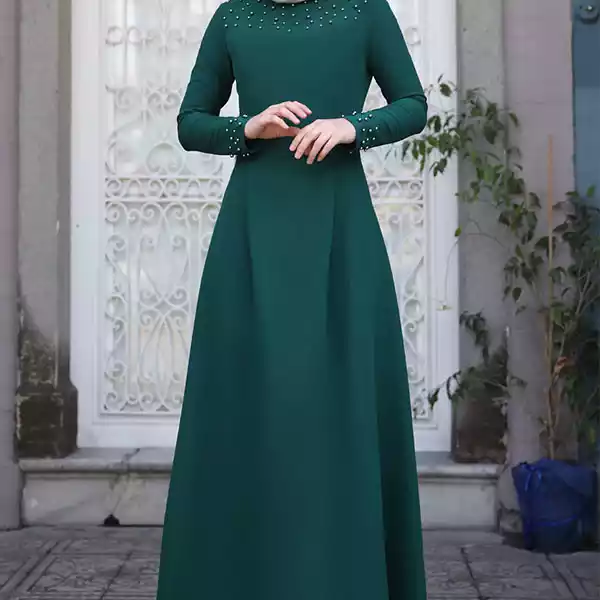 Pakistani Borkha wear long hijab Georg fashionable - Image 5
